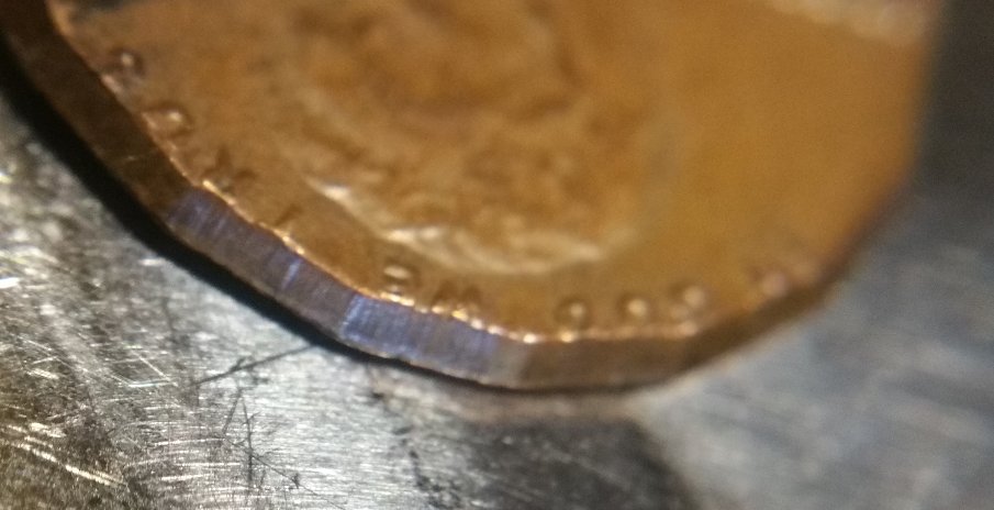 Dime-Sized-1974-D-Penny---Error-Or-PMD?