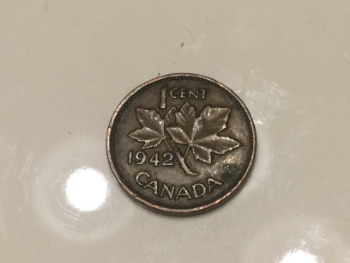 1992-And-1995-LMC-Cracked-Dies-And-An-Old-Canadian-Penny....