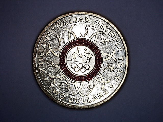 Red-Olympic-Coin---Possible-Error-Or-Variety