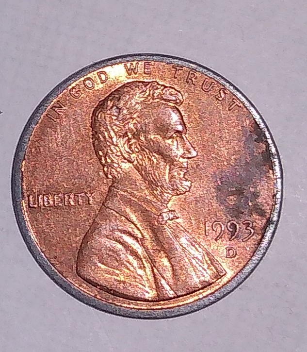 Anyone-Know-Why-The-Rim-Of-This-1993-D-Penny-Looks-Silver?