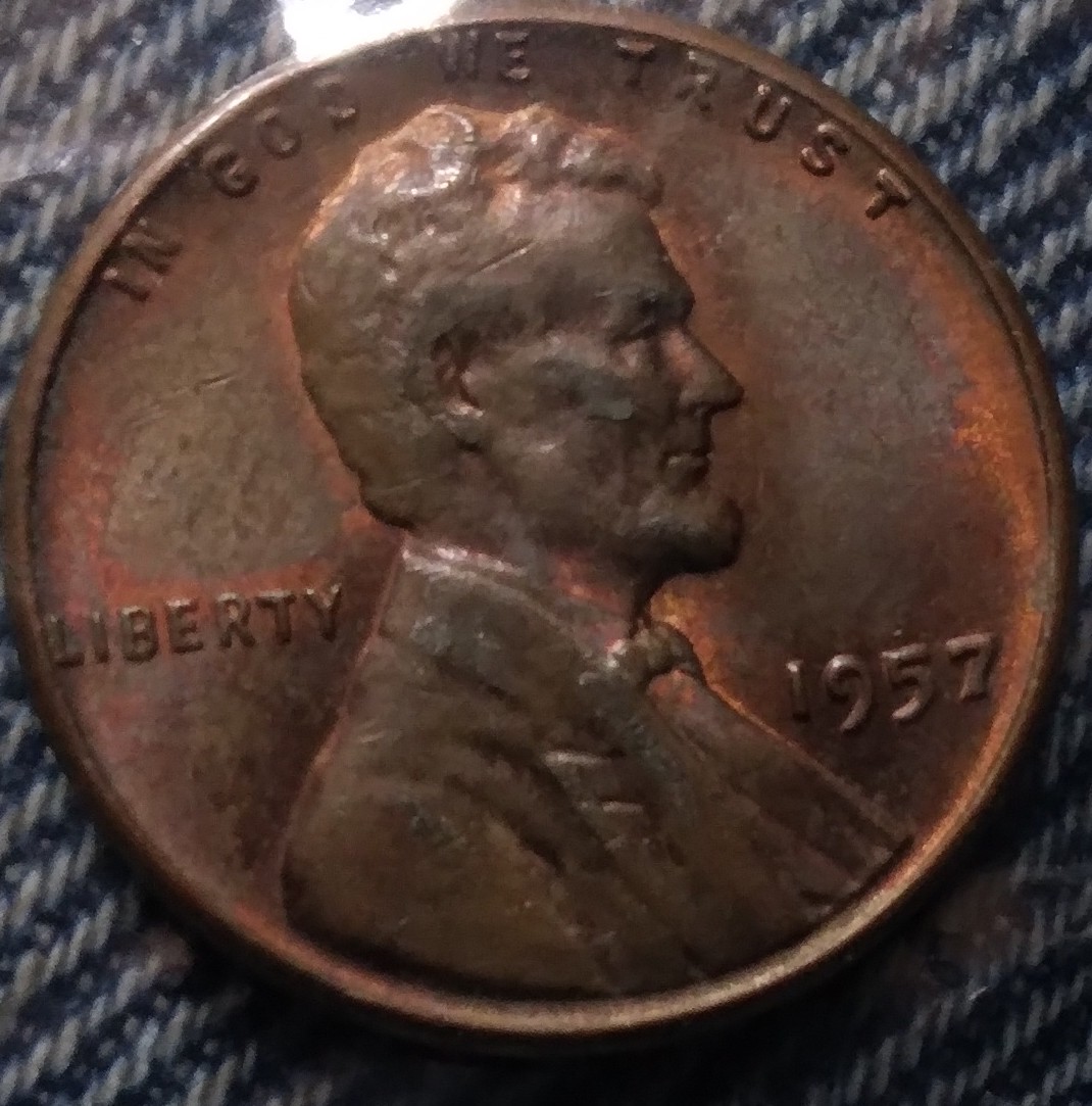1957-Wheat-Penny-For-Grading