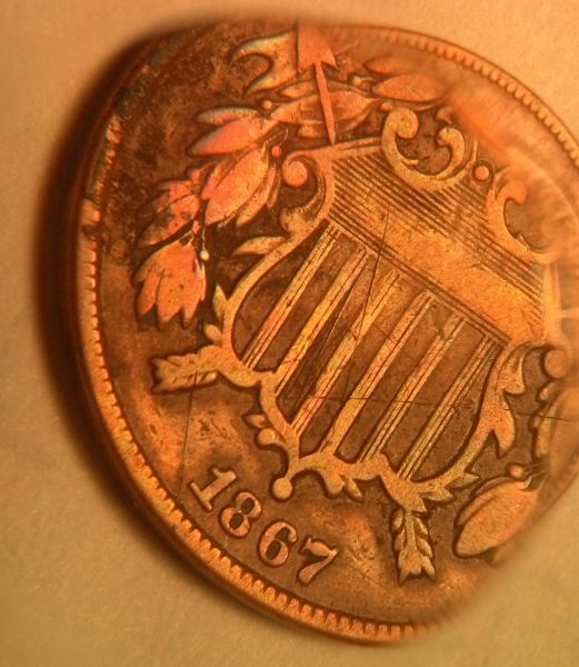 1867-2-Cent-Error