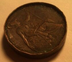 1918-Great-Britain-Penny-Error.-Double-Planchet