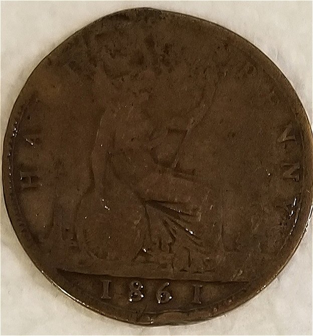 1861-Half-Penny.-Halp-Error-With-Also-Struck-Through-Die-Error-I-Believe