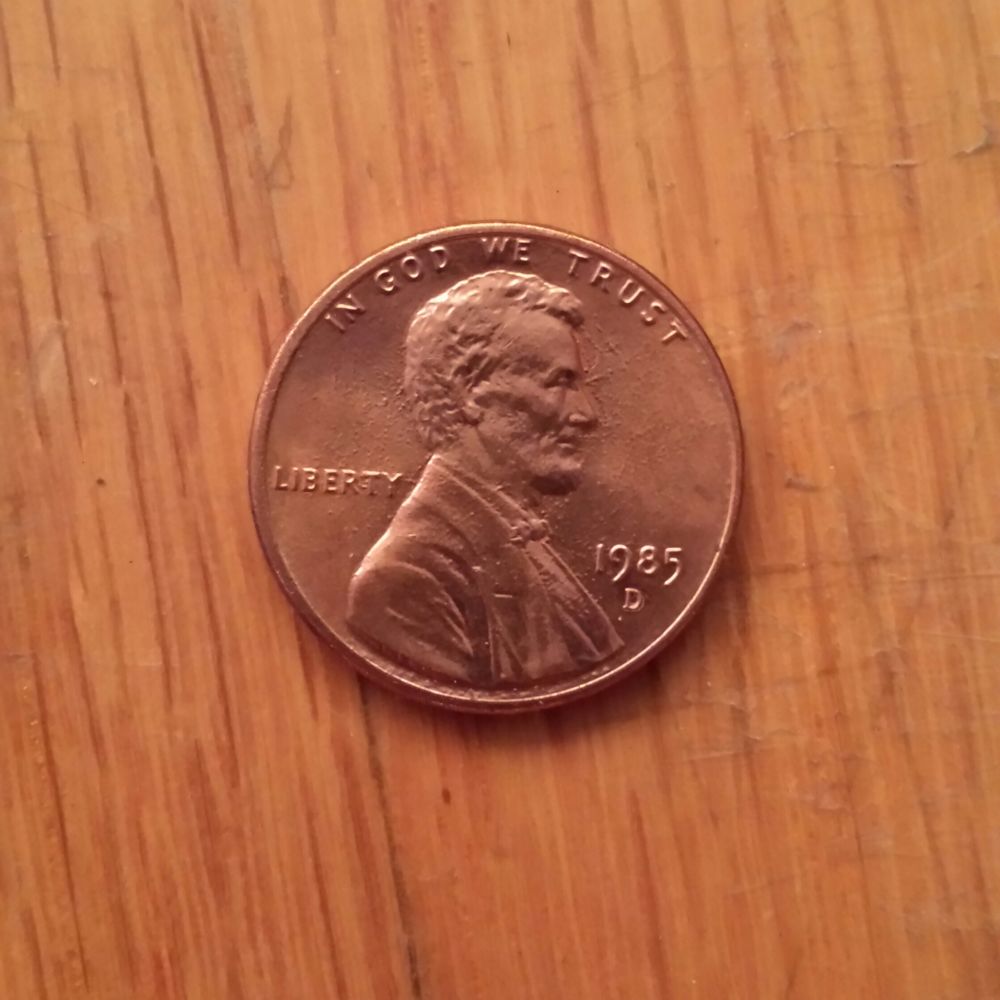 1985-D-Penny-Unusual-Weight