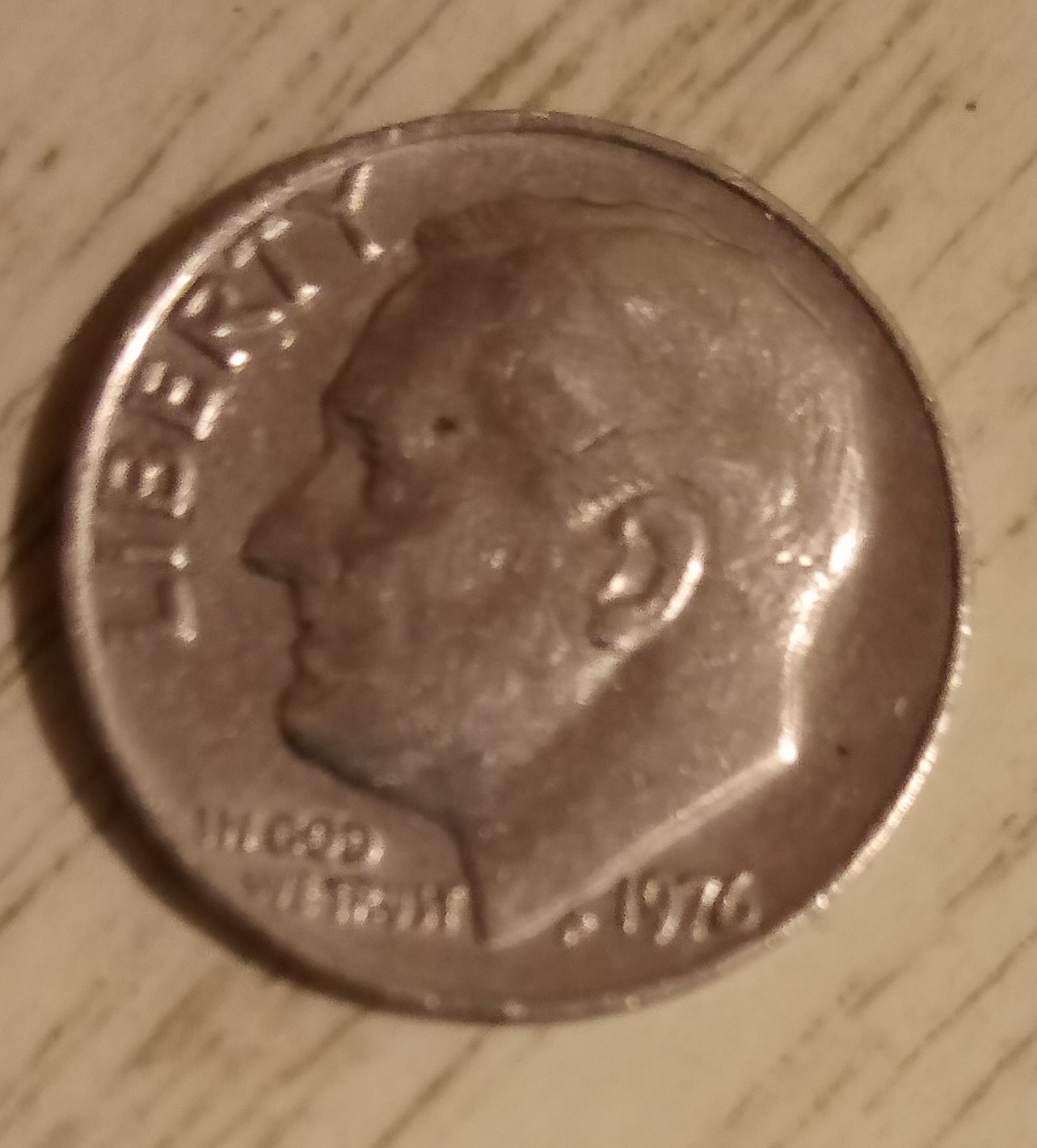 1976-P-Dime,-Error-Or-Wear