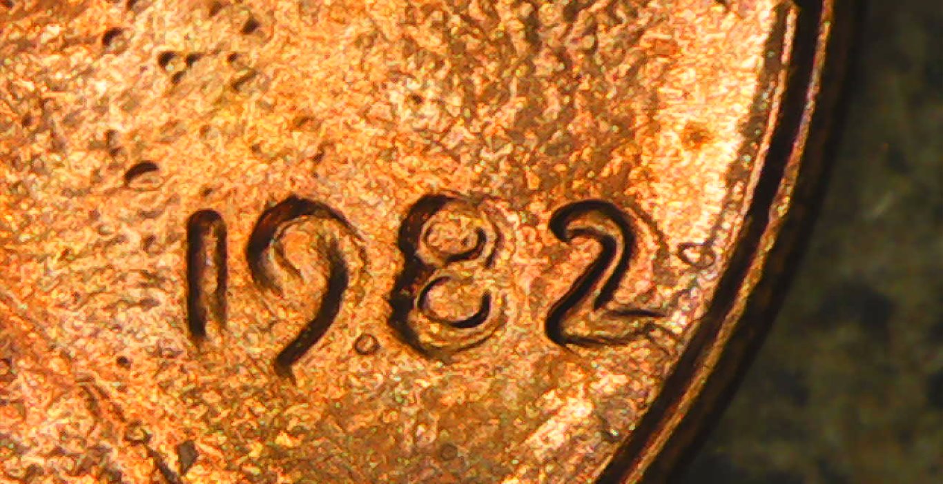 1982-Lincoln-Cent-With-What-Looks-Like-Bubbles-On-Both-Sides