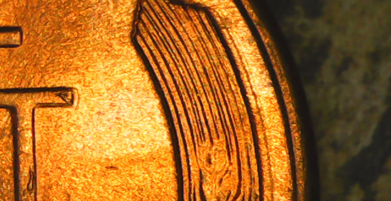 1958-Lincoln-Penny-In-Beautiful-Condition-Except.