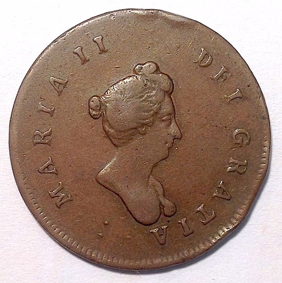 William-And-Mary-Halfpenny-Sized-Medalet-C.1689