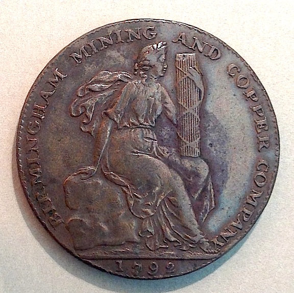 Birmingham Mining Copper Co Halfpenny Token 1792 Coin Community Forum
