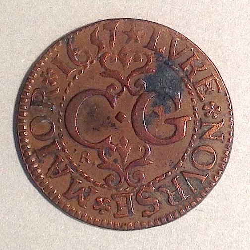 Gloucester-Farthing-Issued-By-Luke-Norse-1657