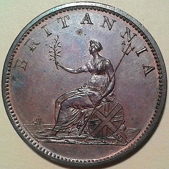 Coin-Bag-Find,-I-Think-It-Is-A-King-George-III-1/2-Penny