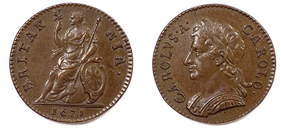 Help-Needed-To-Identify-This-Coin--Id:-17th-Century-UK-Half-Penny.