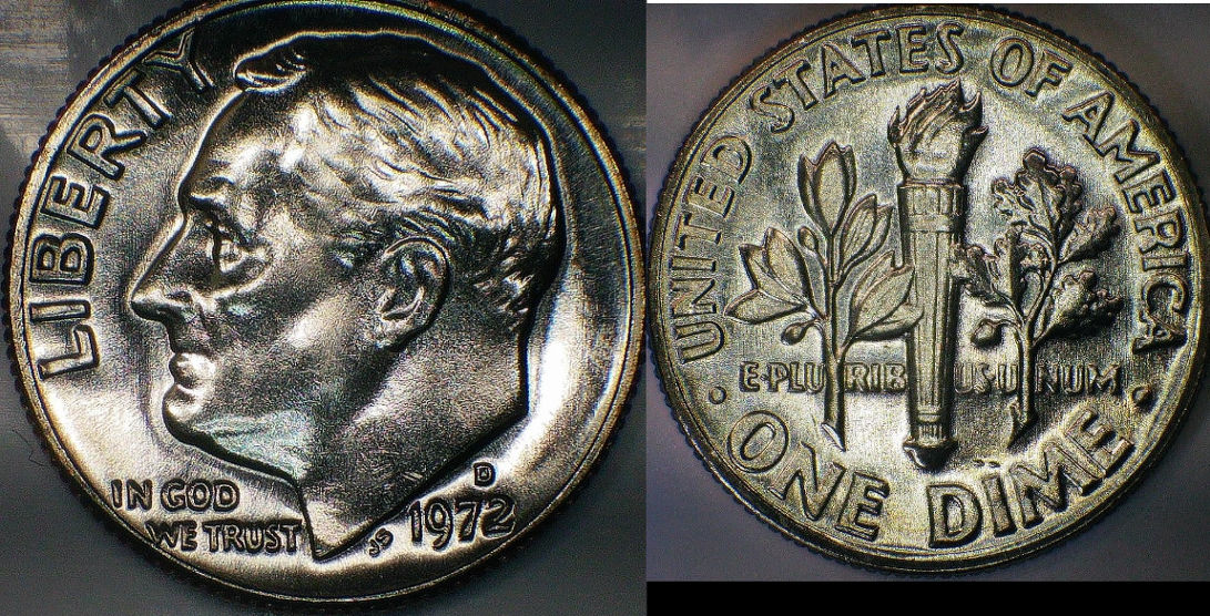 1972-D-10c-Roosevelt-Dime