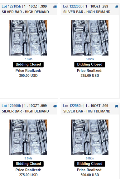 Auction-Fever:-10-Ounce-Silver-Bars