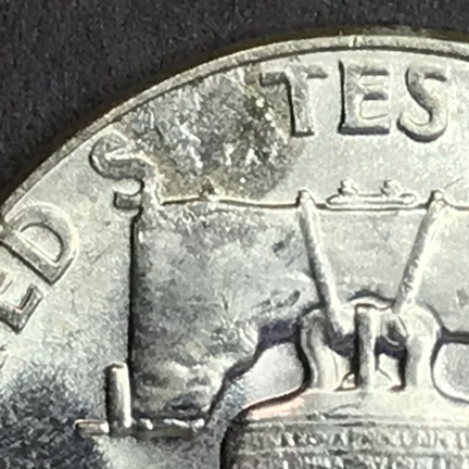 1963-Franklin-Half-Struck-Through