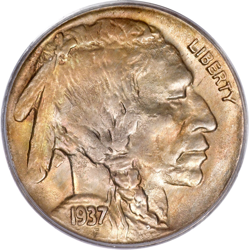 3-Legged-1937-D-Buffalo-Nickel---Grading