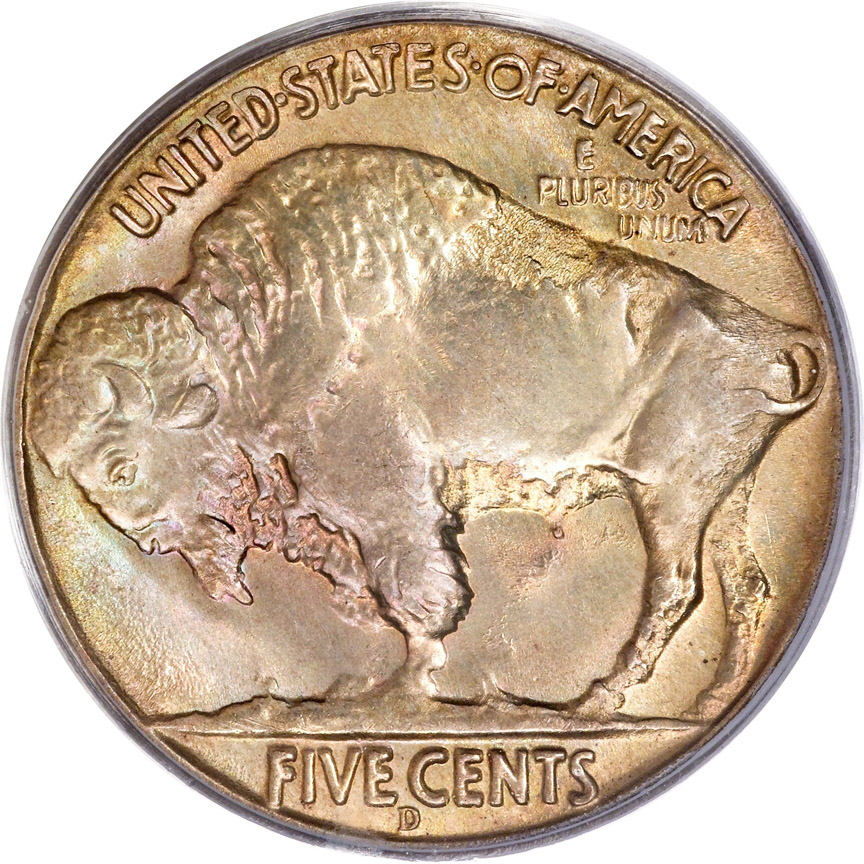 3-Legged-1937-D-Buffalo-Nickel---Grading