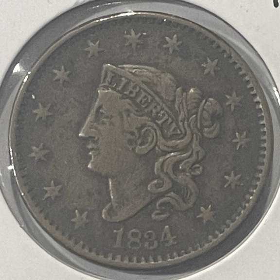1834-Large-Cent-Something-About-The-Nose/Chin-?