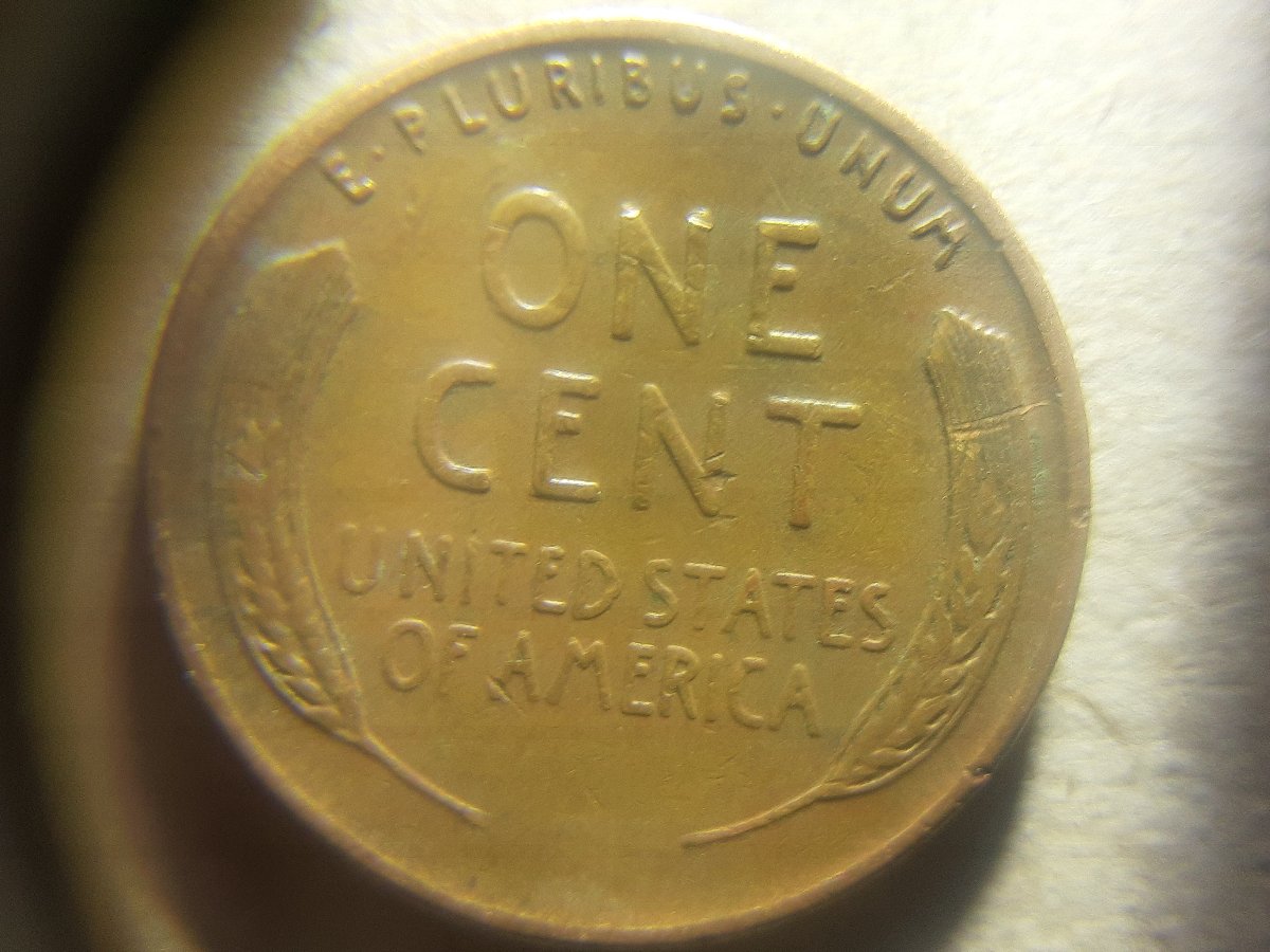 Crazy-Lamination-Error-On-Wheat-Penny.-1941