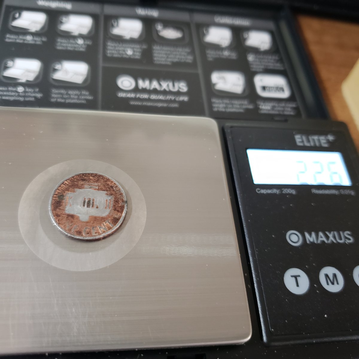 1999-Penny-Partially-Struck-On-A-Dime-Planchet?