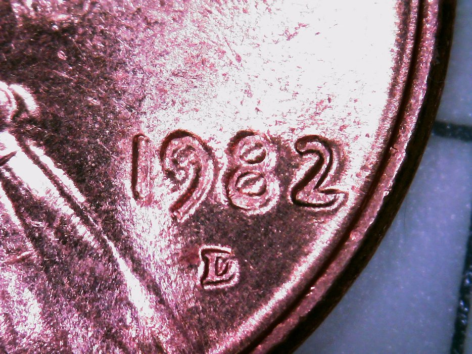 Qty:-6,-1982-D,-Copper,-Large-Date-Pennies,-Are-All-Of-These-An-Example-Of-DDD?