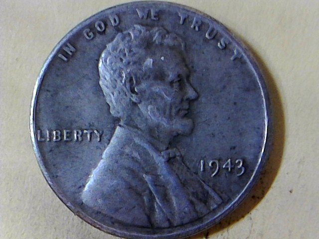 Overweight-1943-Steel-Wheat-Penny-=-2.83-Grams