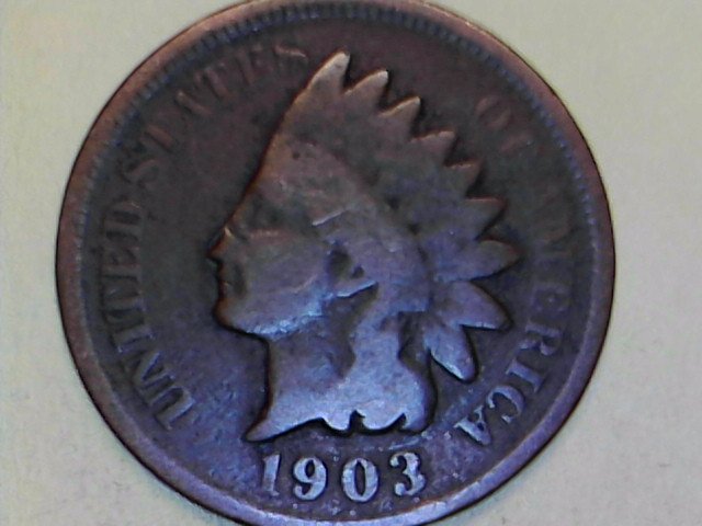 Out-Of-Tolerance,-Underweight,-1903-Indian-Head-Penny,-2.92-Grams