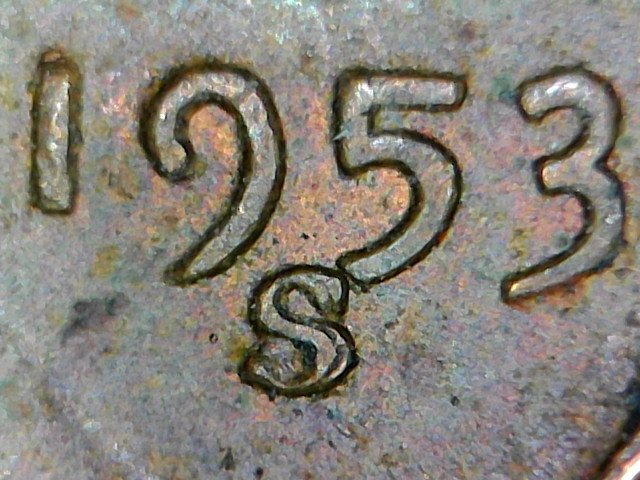 1953-S-Lincoln-Cent---Repunched-Mint-Mark-/-Machine-Doubling?