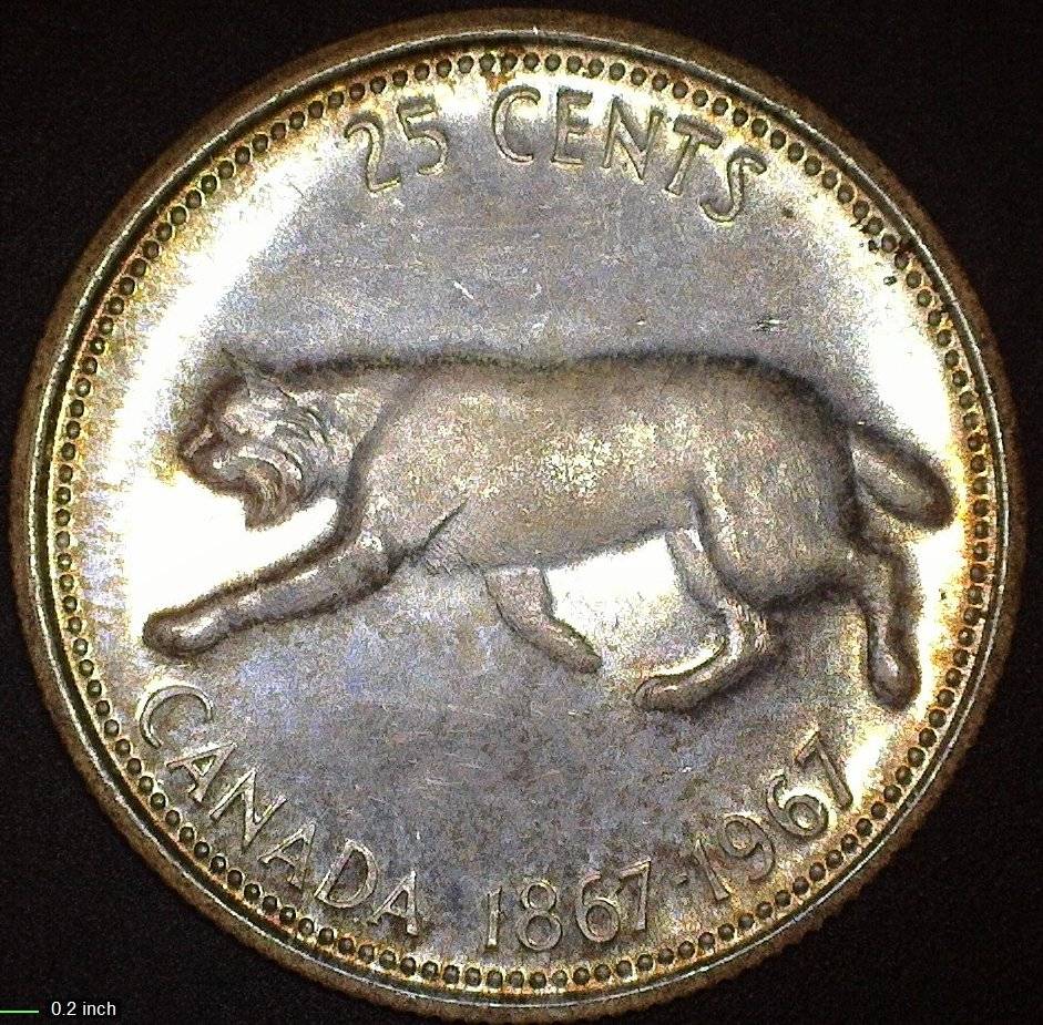 1967-Canadian-Quarter-For-Grading