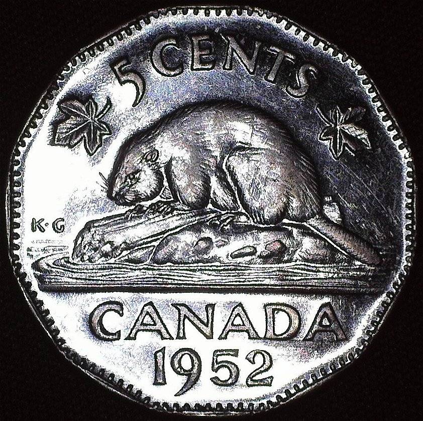 1952-Canada-Five-Cents-For-Grading