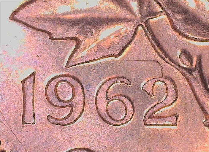 Canada-Cents1961,1962,1963-Hanging