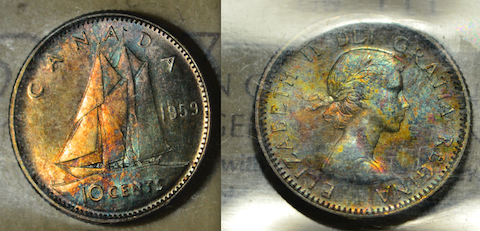1937---1952-King-George-Dimes-MS-66