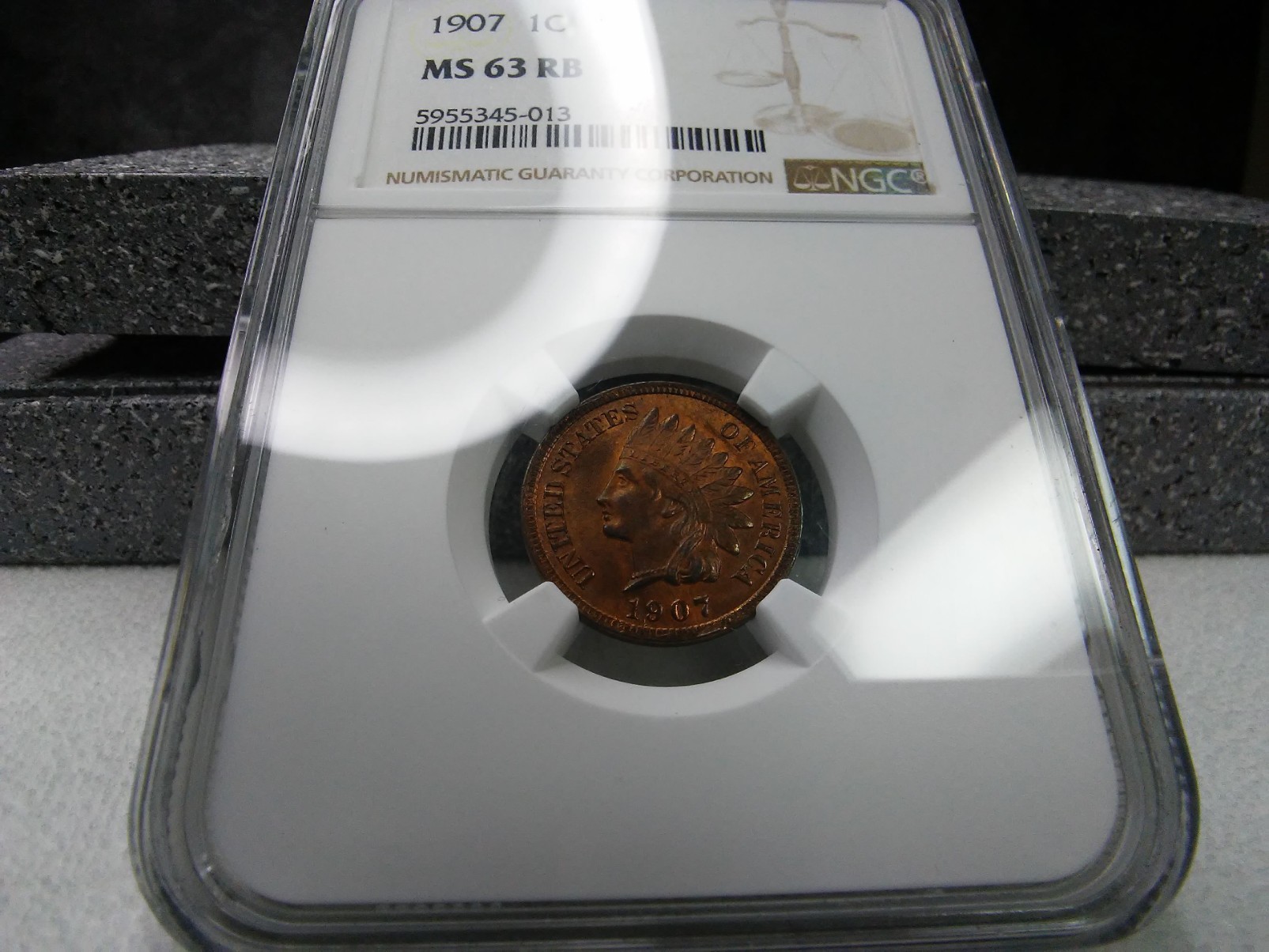 1907-Indian-Head-Cent---Rusted-Dies