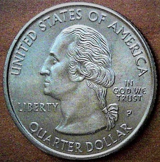 1999-P-Delaware-Quarter,-Spitting-Horse-Kind-Of
