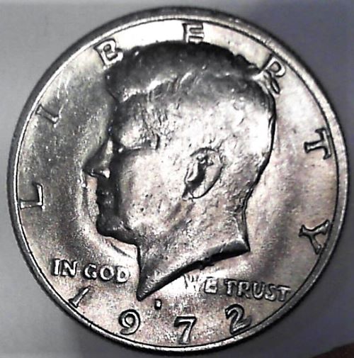 1972-D-Kennedy-Half/Looks-Like-Ghosting-But-Doesn't-Match