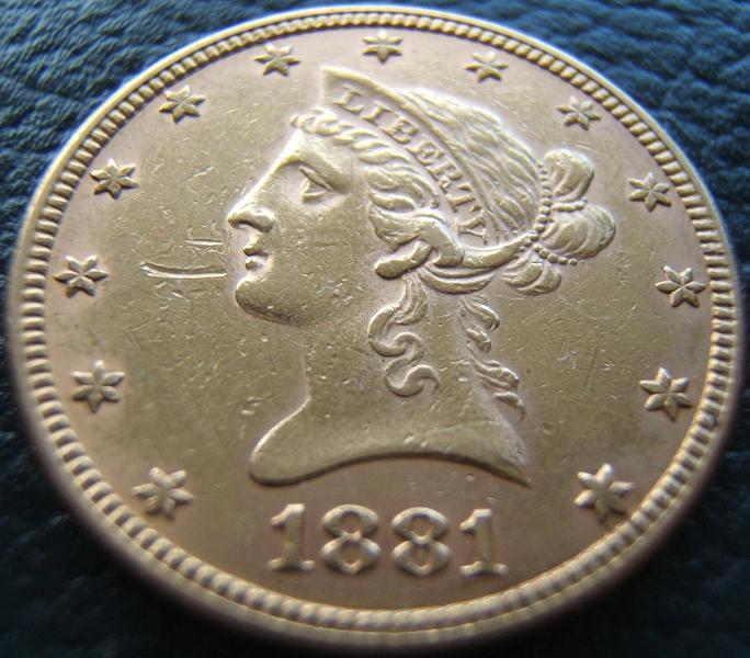 $10-US-Gold-1881...-KM#?-Etc.