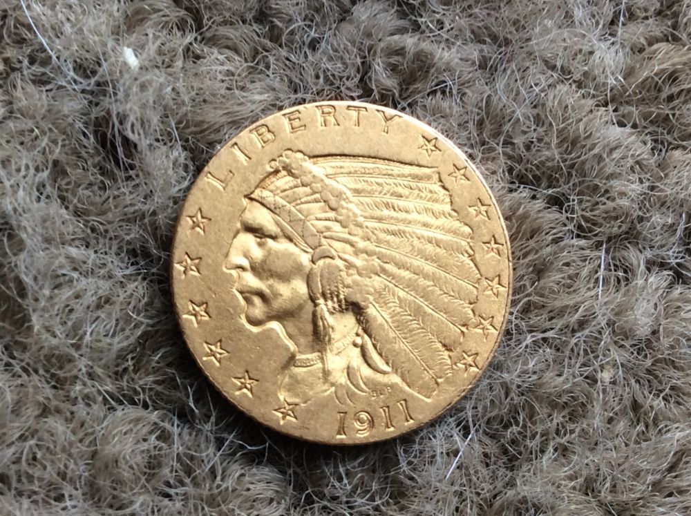 1911-2-1/2$-Gold-And-1911-S-5$-Gold