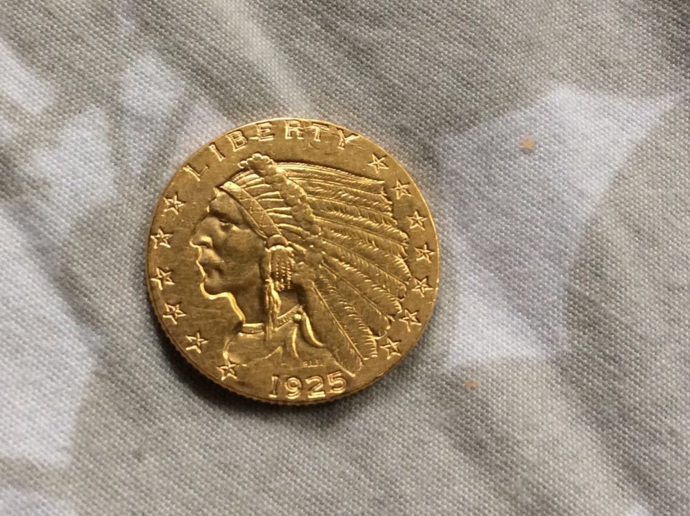 1925-D-$2.5-Gold-For-Grading
