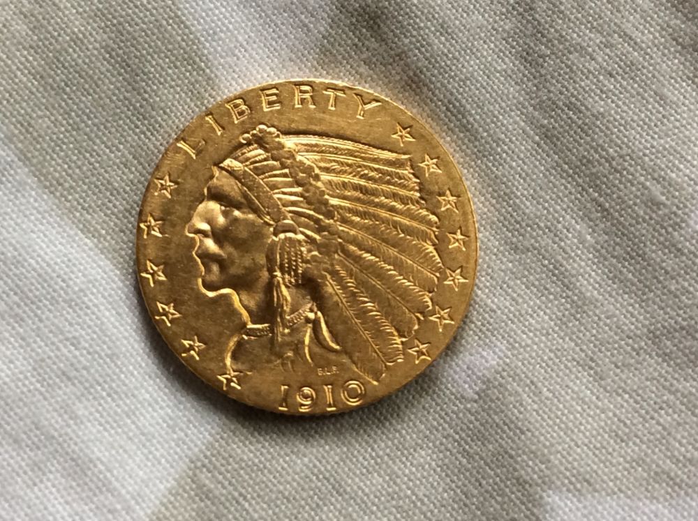 1910-$2.5-And-1854-O-Dime-For-Grading