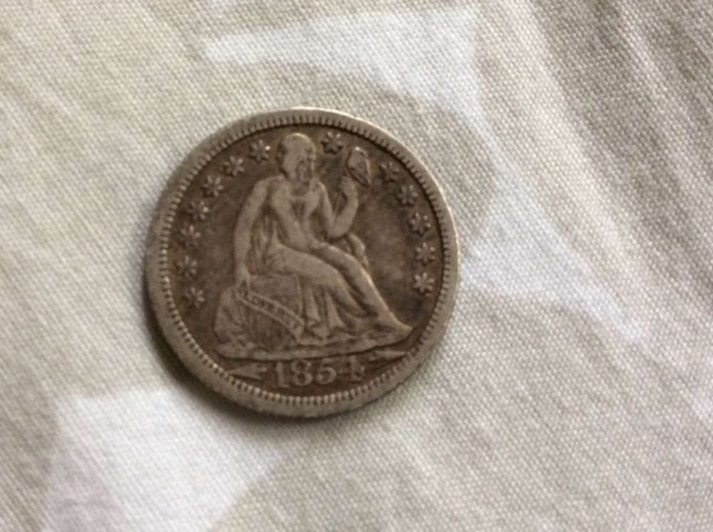 1910-$2.5-And-1854-O-Dime-For-Grading
