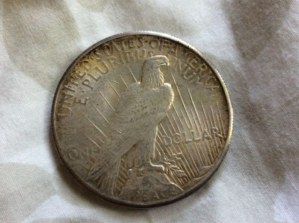 1928-Peace-And-1852-$2.5-Gold-For-Grading