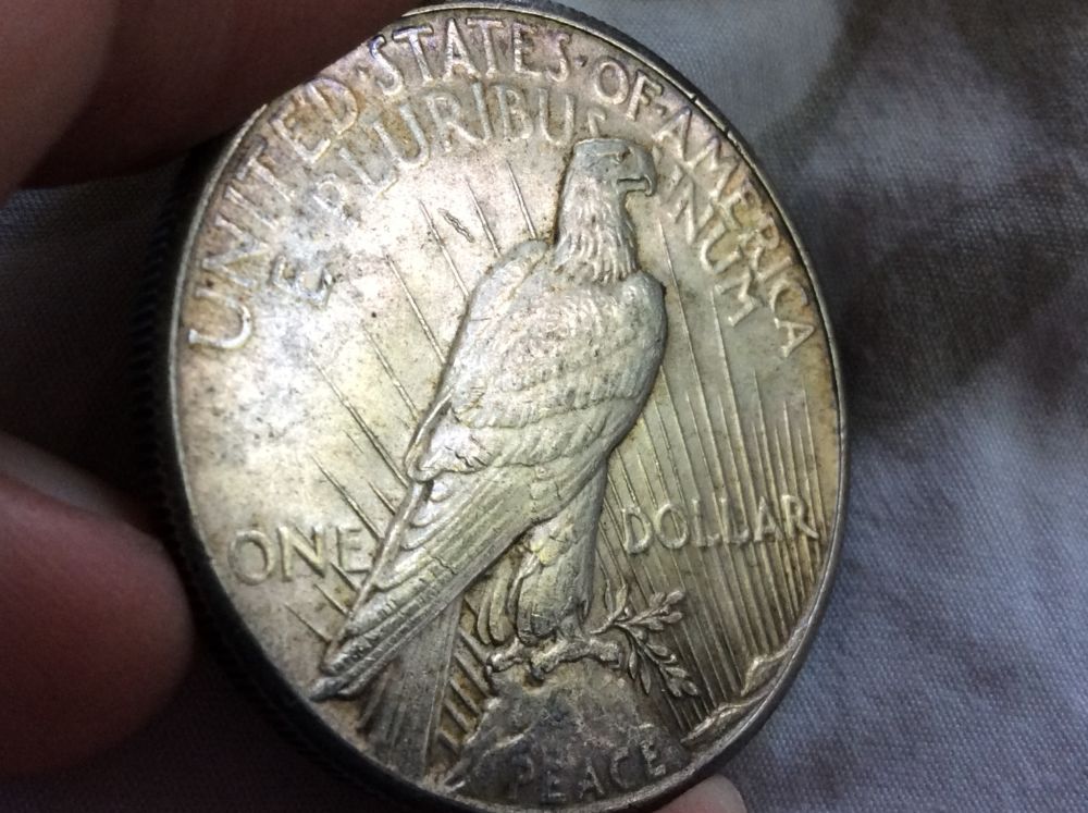 1928-Peace-And-1852-$2.5-Gold-For-Grading