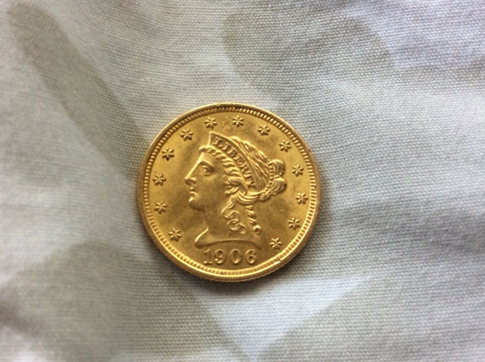 1906-$2.5-In-Hand-For-Grading
