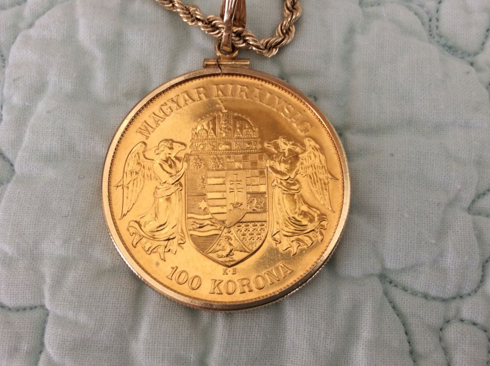 1908-100-Koronas-Hungarian-Gold-For-Grading-And-Attribution