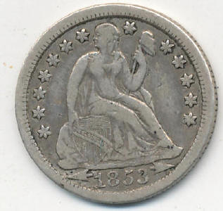Question-About-An-1853-Dime.