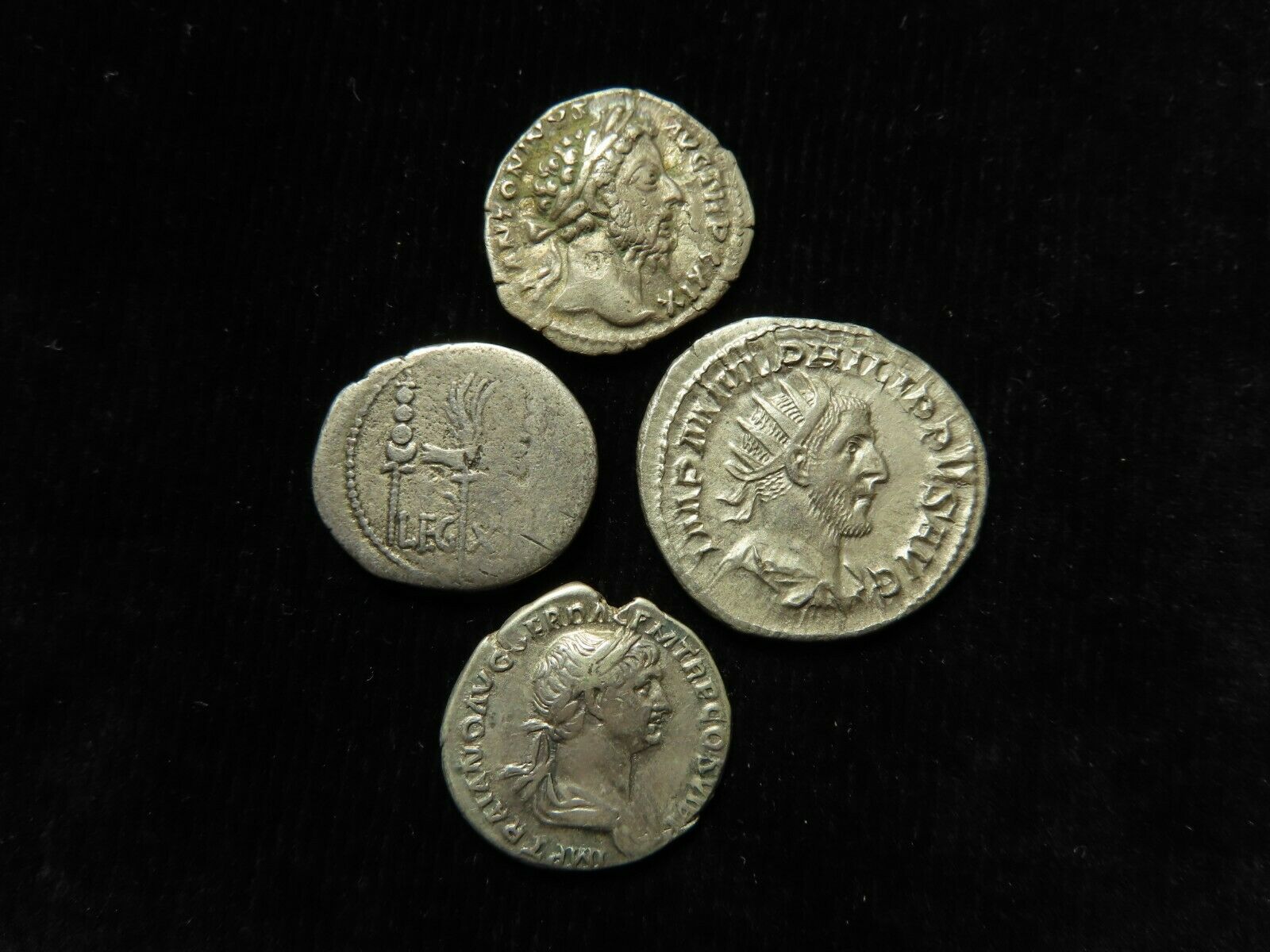 3x-Silver-Denarii-And-1x-Antoninianus-Id'ng-Specially-The-Denarii
