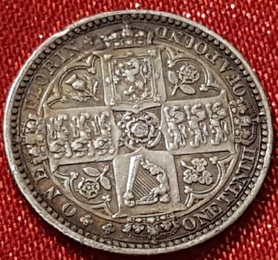 1849-Silver-Florin-Godless