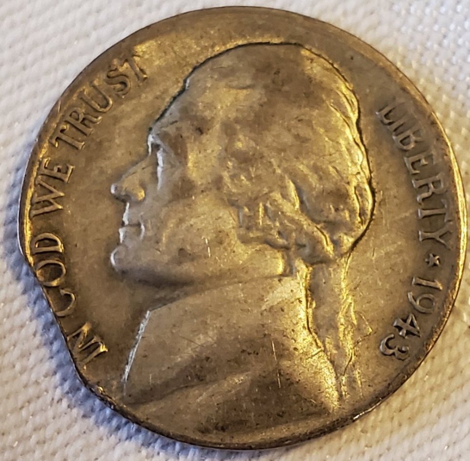 1943-S-Jefferson---Clipped-Planchet?