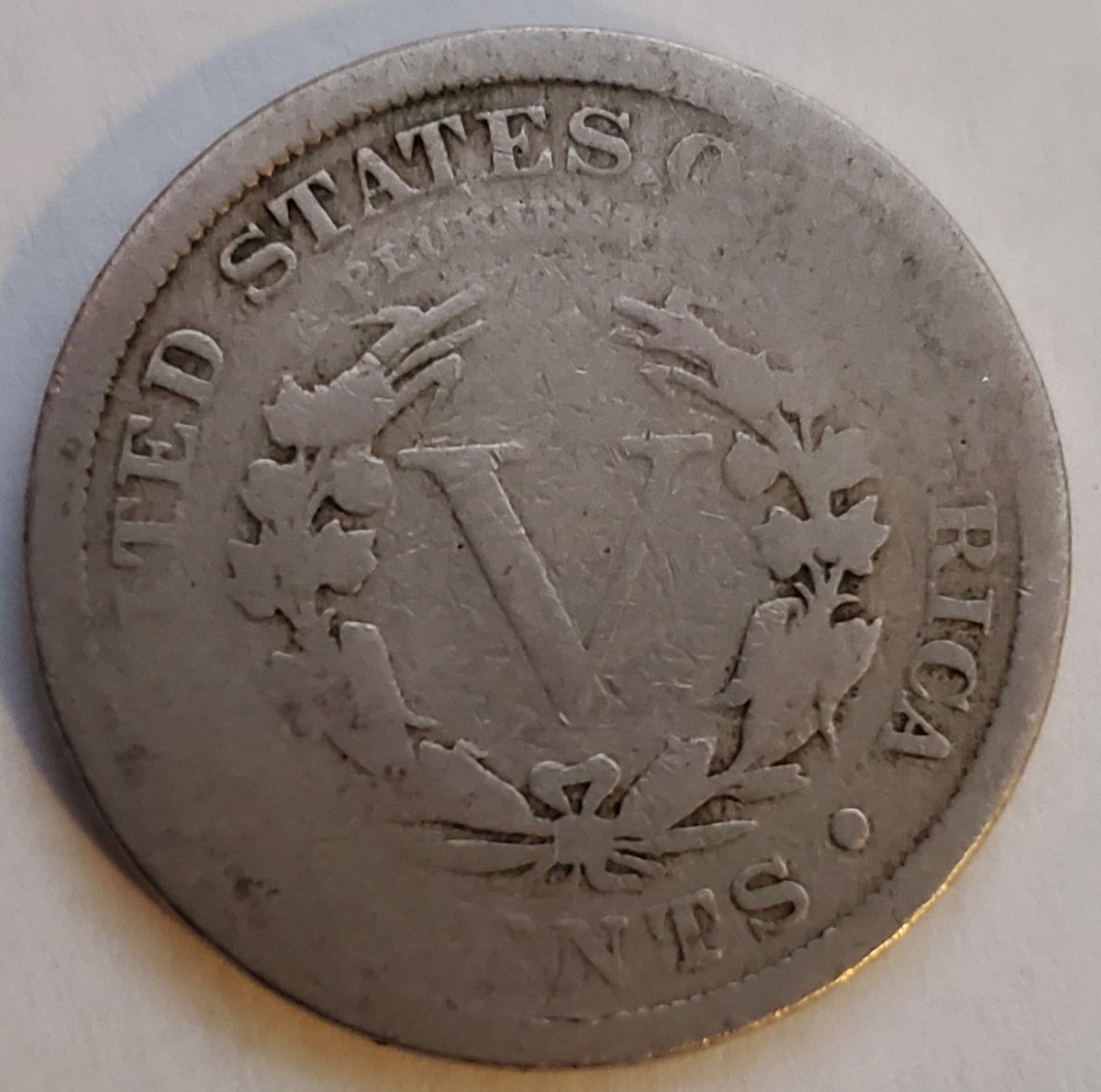 Circulation-Flattening?-1902-V-Nickel